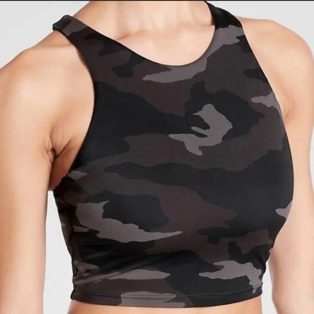 Athleta Camouflage Crop Top